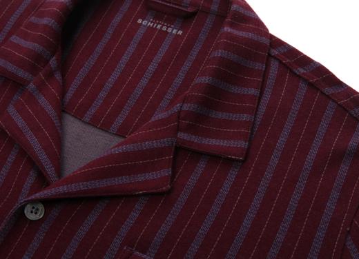 【绵羊毛火山焱】SCHIESSER德国舒雅高端铂雅莫代尔绵羊毛火山焱提花面料家居套装99/25411H 商品图4