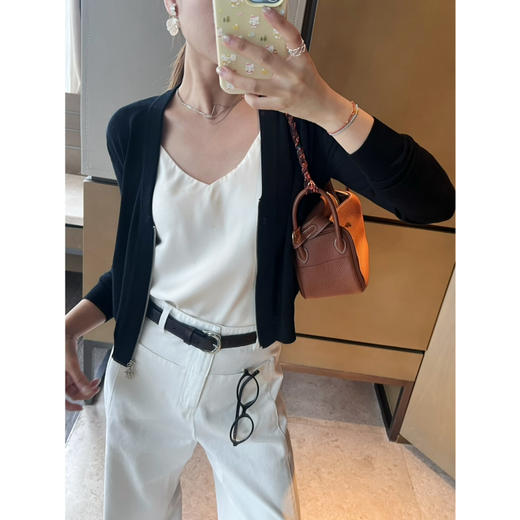 2509213    棉真丝 V领开衫 商品图11