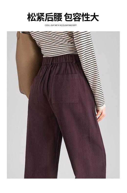 软到骨子里的水洗棉牛仔面料，牛仔直筒裤弯刀裤 柔软舒适 显高显瘦 3色可选 商品图5