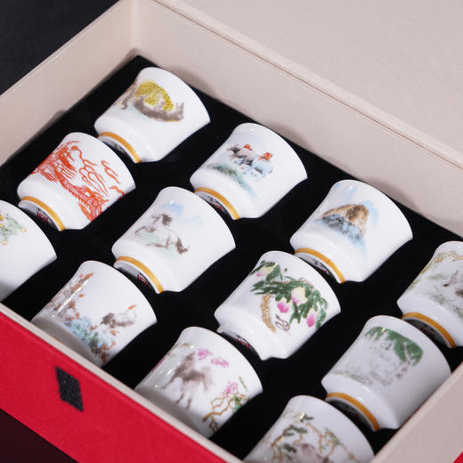 《十二宗师・吉庆满堂》十二生肖杯  十二宗师匠心之作 十二生肖祥瑞之杯 商品图6