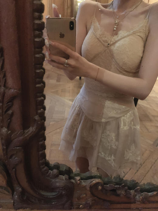 金蘑菇菇 墨雨云间 铃兰小鹿/ 新中式系列 刺绣衬衫短裤四件套 商品图3