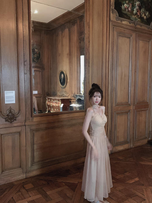 金蘑菇菇 墨雨云间 铃兰小鹿/ 新中式系列 刺绣衬衫短裤四件套 商品图4