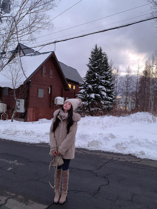 金蘑菇菇「LP 滑雪季」软妹滑雪服 / 毛呢面料 90鸭绒A级狐狸毛 商品图11