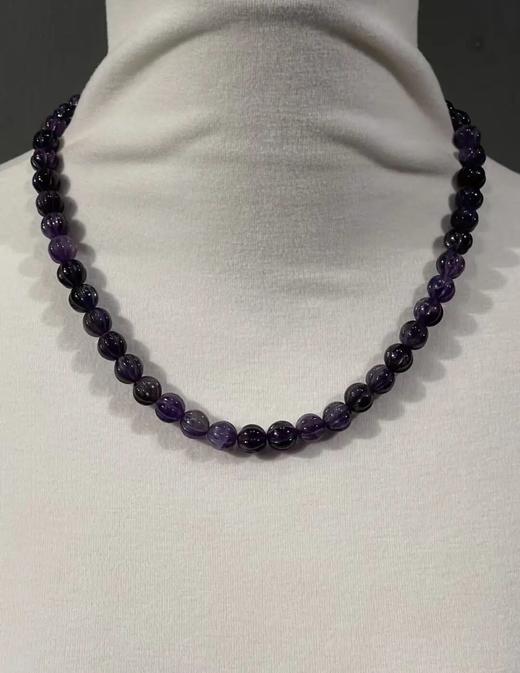 紫晶瓜棱珠首饰三件套组，顺丰包邮 商品图6