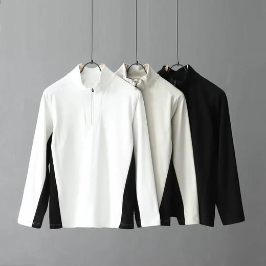 迪桑特同款运动休闲男士长袖德绒打底衫 商品图0