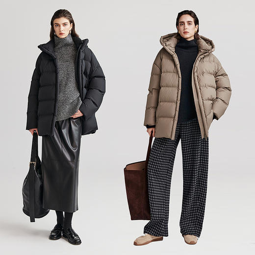 棉仓366615001-披萨边羽绒服 商品图4