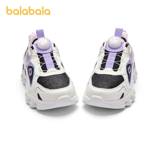 巴拉巴拉童鞋儿童运动鞋女童跑步鞋轻便缓震舒适秋冬鞋子潮旋转扣 商品图4