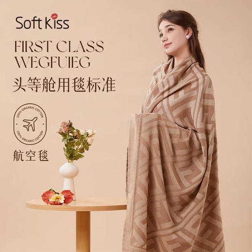 头等舱航空毯办公室沙发午睡毯车载毯子便携飞机毛毯空调毯盖毯 商品图1