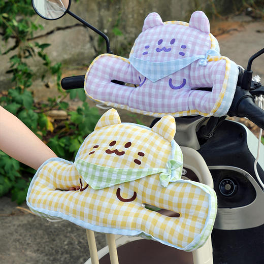 自然醒方巾格子喵儿童防撞垫QYL 商品图13