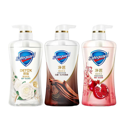 舒肤佳沐浴露570G*3瓶（红石榴+山茶花+乌木玫瑰） 商品图0