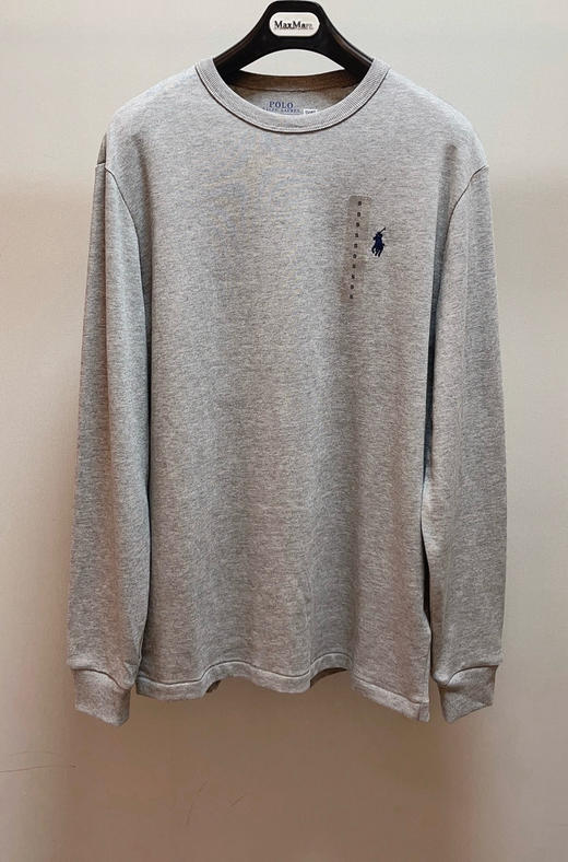 31-2开门红 秒杀亏清‼️渠道小马刺绣 重磅棉柔耐洗涮 男士平纹针织长袖 似卫衣似T恤 内搭外穿 商品图3