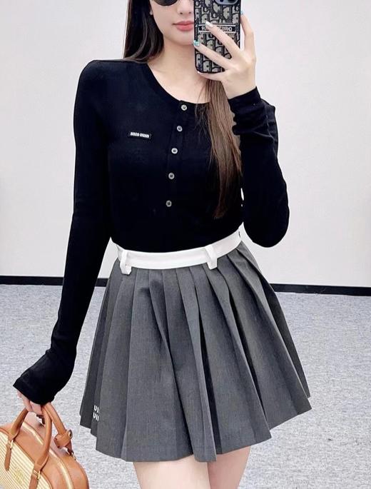 女款丝质羊毛长袖T恤017 商品图3