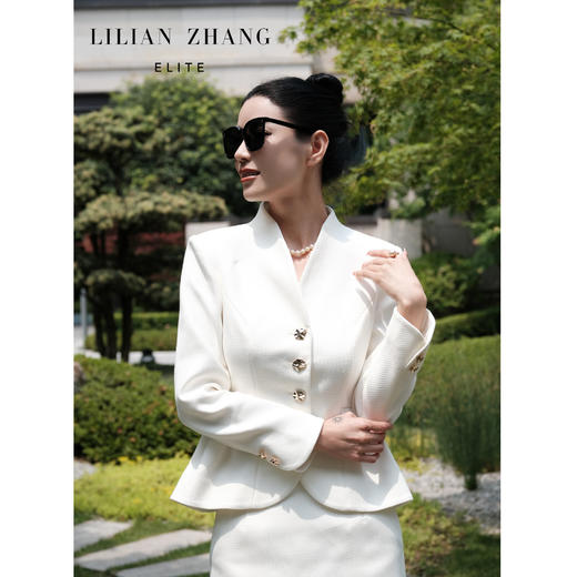 定制—新中式—繁花盛绽 —遇见挚爱气质外套半身裙 23050242303035 商品图1