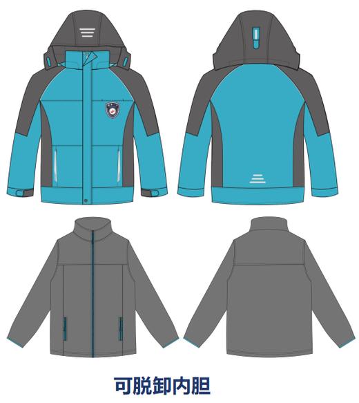 绍兴一中——男女冲锋衣（可脱卸）（2025级新生） 商品图0