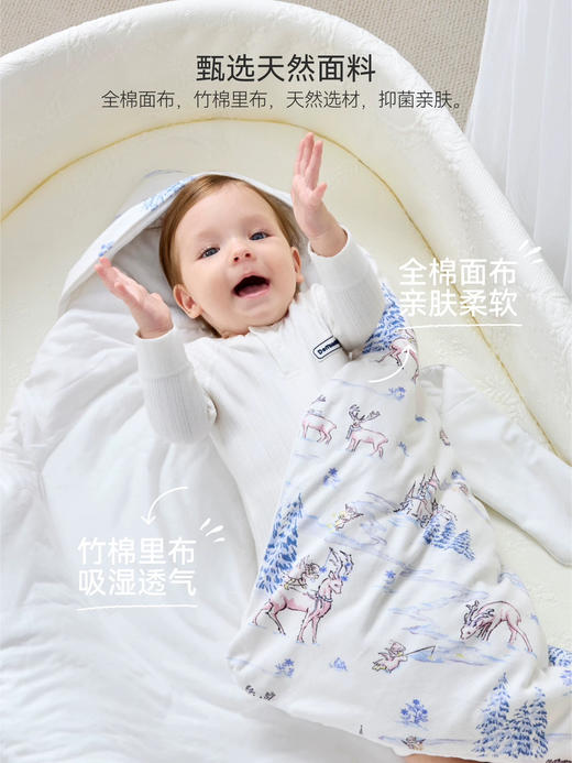Domiamia 婴幼儿可拆卸内胆抱被 适宜0-28 °C 商品图2