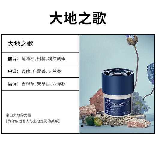 车用车载香薰杯固体香膏车用高档香氛持久留香空气清新剂 商品图3