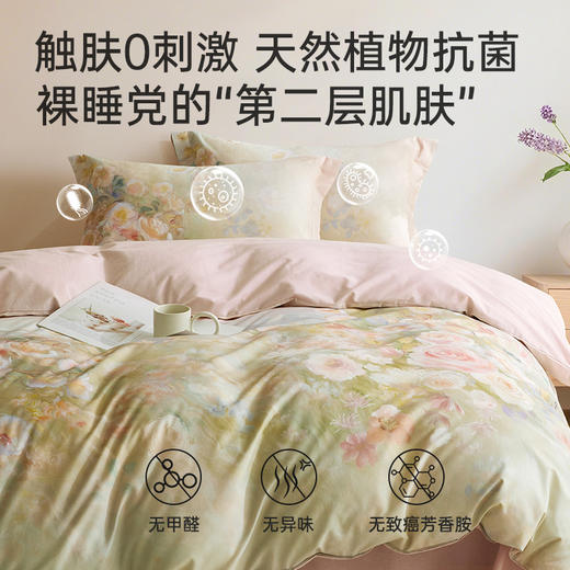 臻品暖姜绒抗菌磨毛四件套(嫣然一夏) 商品图2