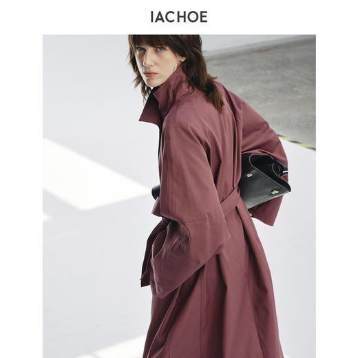 棉仓3671509002-长款全棉风衣 商品图4