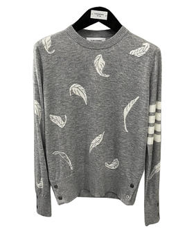 女款羊毛提花针织毛衣022