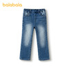 【premium】巴拉巴拉高端线冬季软弹抓绒牛仔裤松紧温暖长裤女童 商品缩略图0