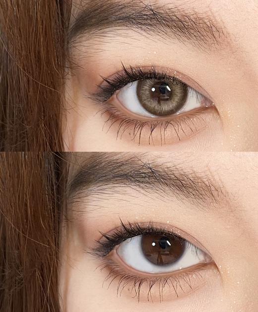 Puffgirl日抛·Chilla顽皮吉拉（棕色）·14.5mm·中大着色·10片装 商品图5