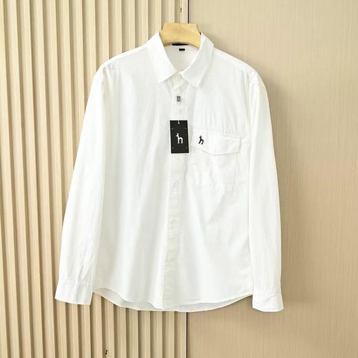 Hazzys哈吉斯2025春秋新品全棉宽松工装休闲衬衫外套 商品图2