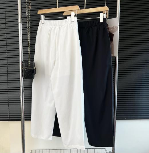 cosAcosB 伊芙丽进口中空纱抗皱百搭镰刀裤2173 商品图1