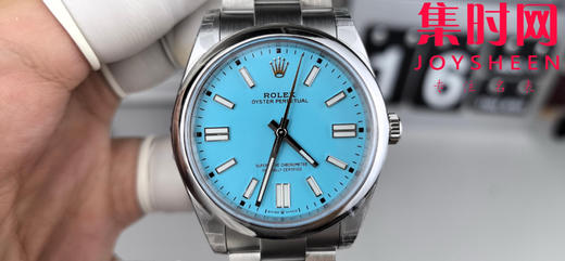 VS劳力士蚝式恒动41系列124300 VS恒动41mm蒂芙尼蓝盘 VS恒动41 板链 丹东3230机 904L钢 男士腕表 商品图1