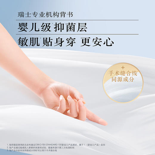 高洁丝丨阳光烘烘抑菌纯棉卫生巾日夜用组合新国标到手71片 商品图4