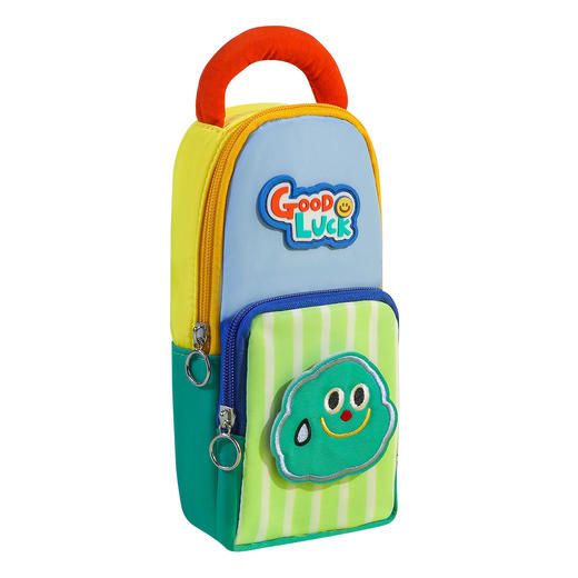 开学季新款小众不撞款条纹文具袋多功能大容量笔袋女孩通用文具盒 商品图4