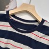 miu系isabelle marran伊莎贝尔美学秋季复古宽松条纹圆领长袖t恤JS3693003 商品缩略图5