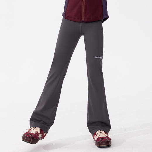 babybody女童喇叭裤春秋款2025新款儿童紧身裤女孩秋季打底裤长裤 商品图4