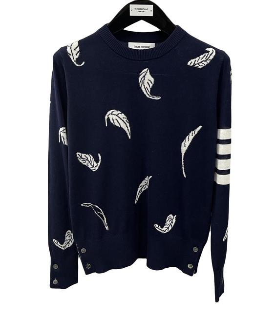 女款羊毛提花针织毛衣022 商品图0