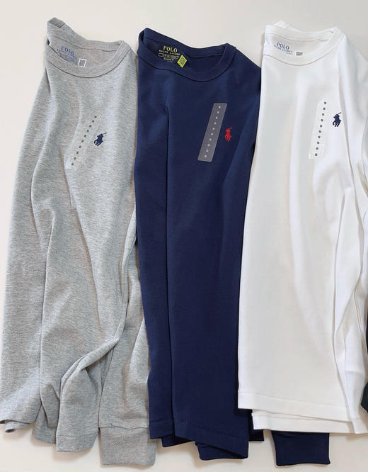 31-2开门红 秒杀亏清‼️渠道小马刺绣 重磅棉柔耐洗涮 男士平纹针织长袖 似卫衣似T恤 内搭外穿 商品图10