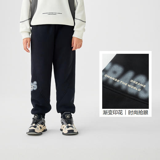 巴拉巴拉童装儿童裤子男童长裤秋冬装卫裤加绒保暖束脚运动休闲潮 商品图3