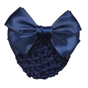 头花女职业护士空姐银行上班盘发饰品大人气质发网韩国蝴蝶结网兜