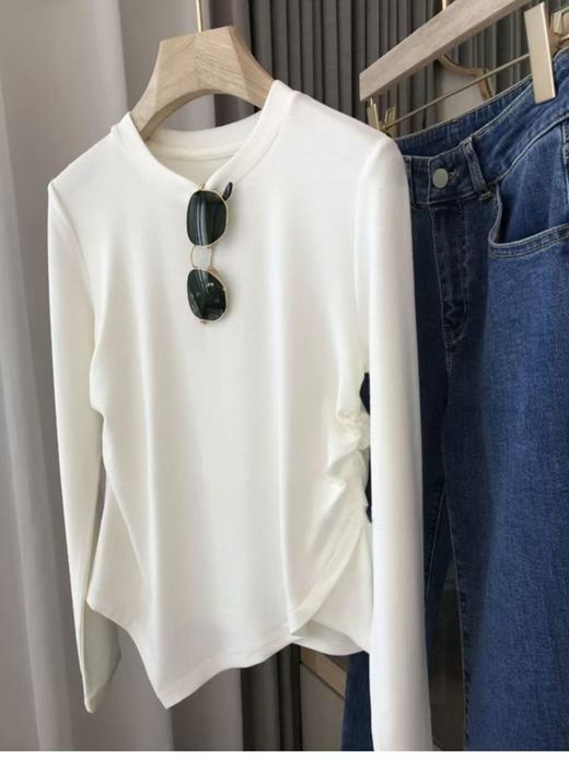 【2025王炸爆款】超好穿！！不规则抽褶ins风06666-喜出 商品图3