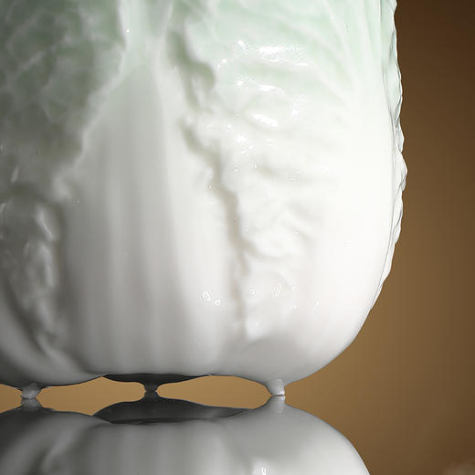 百财聚来主人杯，风靡世界的德化白瓷，双大师联名设计，独特白菜造型，如脂似玉，雅俗共赏 商品图5