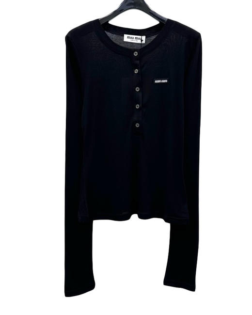 女款丝质羊毛长袖T恤017 商品图0