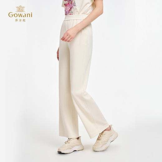 乔万尼新品云朵感休闲垂坠感直筒裤ED2F527 商品图3