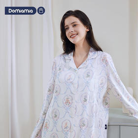 Domiamia 成人针织长袖家居服套装 棉锦月子服（无哺乳口）
