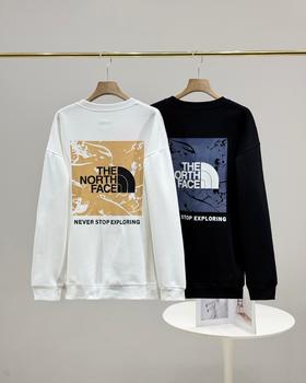 解锁潮流新态度！北缅后背大方块华肤棉圆领卫衣】男女同款！