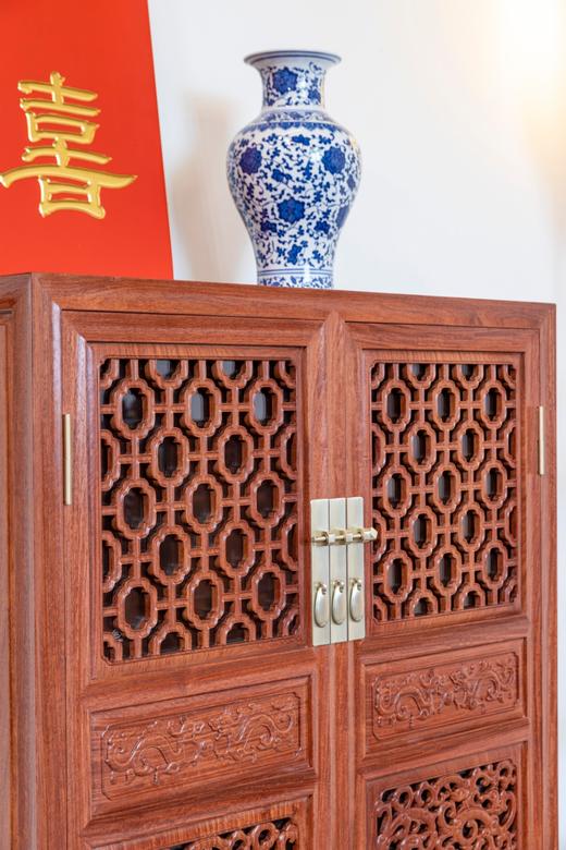 红桥红  家具严选  缅甸花梨（大果紫檀）【106 佳士得清风明韵 方角柜】 商品图3