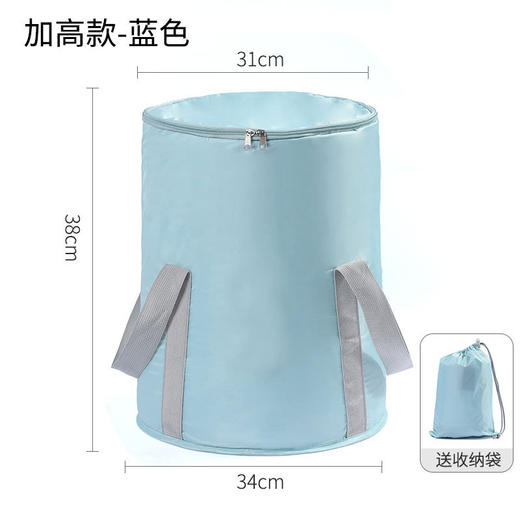 泡脚桶折叠便携家用保暖加高过膝过小腿可折叠宿舍洗脚桶泡脚袋 商品图6