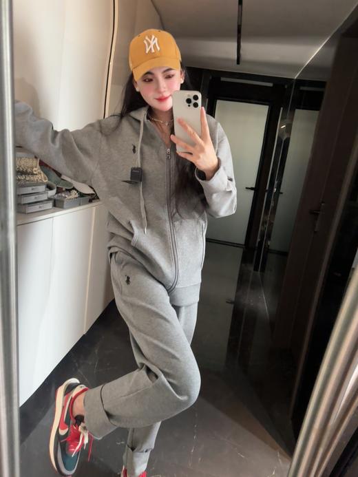 拉家 拉链开衫卫衣外套(蕾姐波哥都是M码,上衣裤子都是) 商品图3