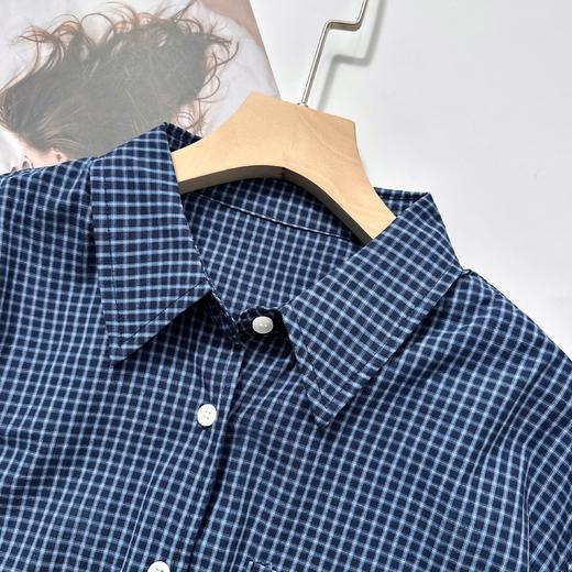 isabelle marran伊莎贝尔早秋miu系松弛感纯棉衬衫JS3692862 商品图7