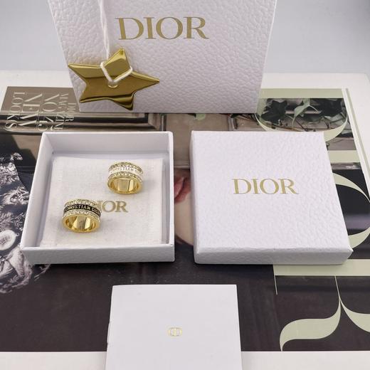 迪奥 双排方钻珐琅字母戒指（ZS*XK） 商品图1