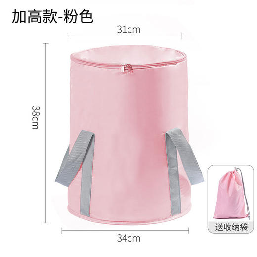 泡脚桶折叠便携家用保暖加高过膝过小腿可折叠宿舍洗脚桶泡脚袋 商品图7