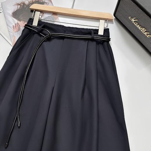 isabelle marran伊莎贝尔高腰显瘦设计感配腰带九分裙裤JS3692888 商品图1