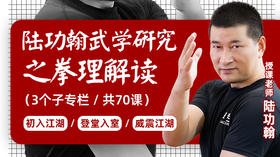 【三大课程】武学研究之拳理解读专栏